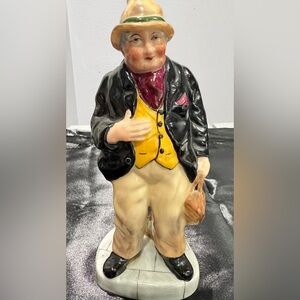 Vintage c1920 Coalport 'Tinker" Bone China Figurine Carrying His Repair Bag